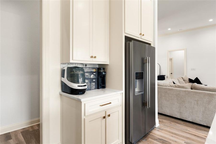 Furnished interior view inside a new home in , Woodway (Image 37).