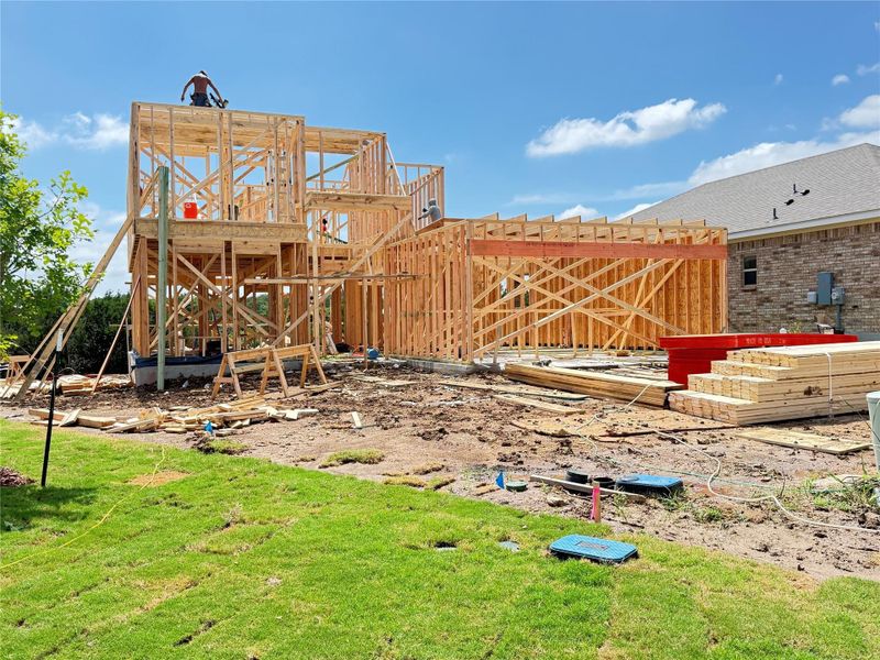 In-progress construction of a new home in , Belton, TX (Image 2). In-progress construction of a new home in , Belton, TX (Image 2).