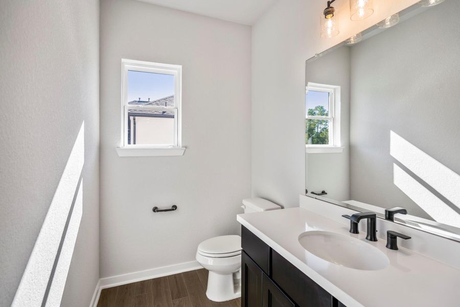 Furnished interior view inside a new home in Artavia 70′ Lots, Conroe (Image 16).