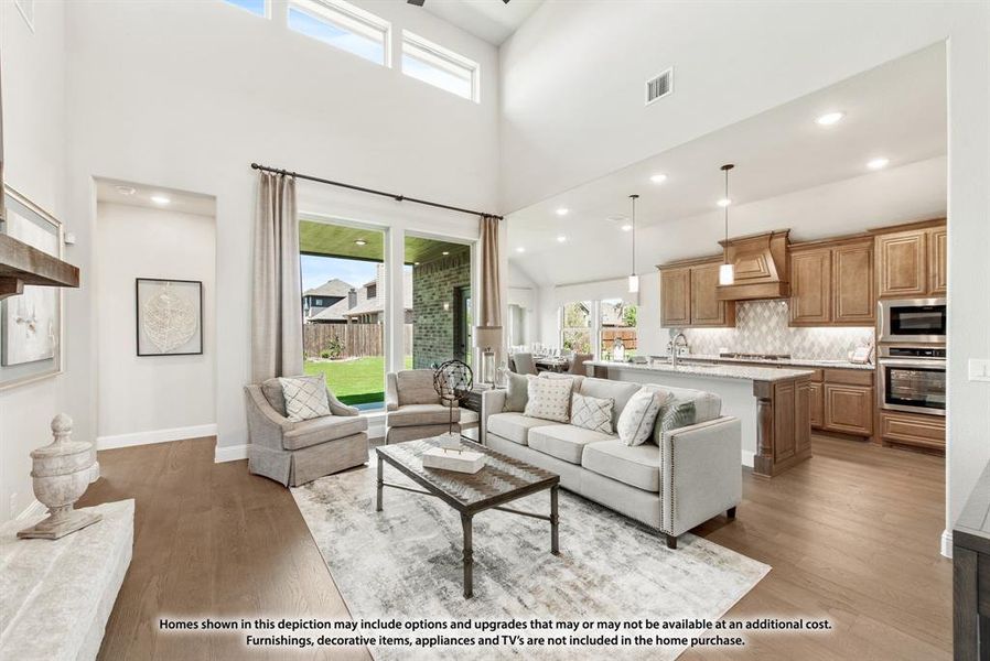 Furnished interior view inside a new home in Silo Mills, Joshua (Image 22). Furnished interior view inside a new home in Silo Mills, Joshua (Image 22).