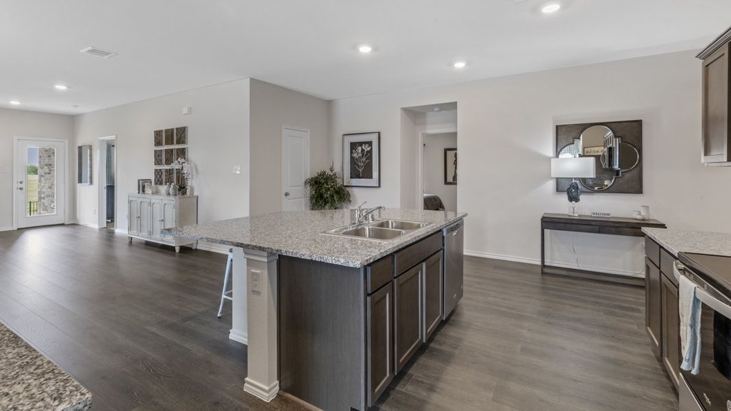 Furnished interior view inside a new home in Crane Crossing, Crandall (Image 7).