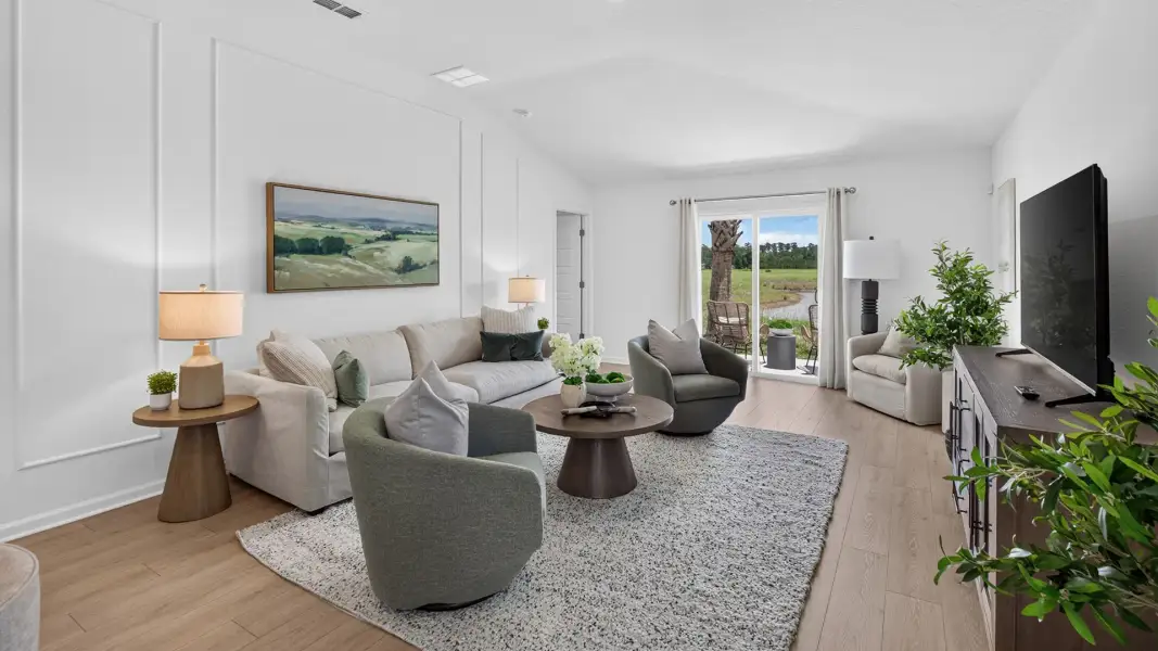 Furnished interior view inside a new home in Copes Landing, Jacksonville (Image 9).