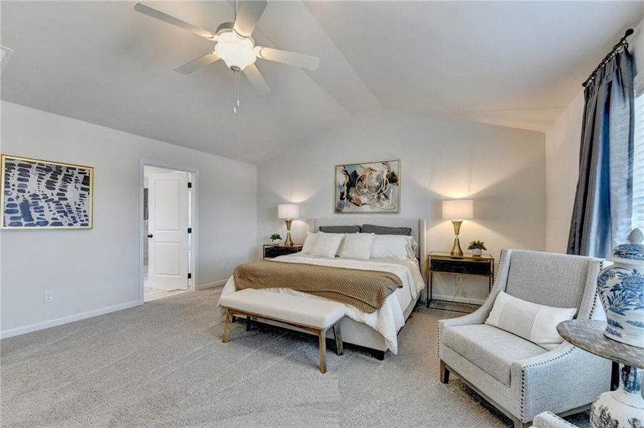 Furnished interior view inside a new home in , Auburn (Image 25).