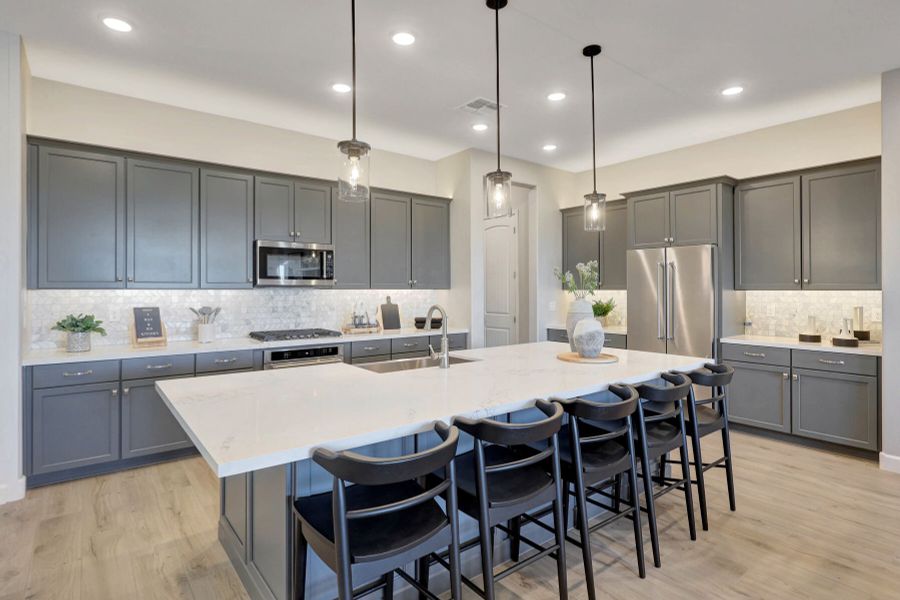 Representative furnished interior of a home built from the Violet by Mattamy Homes in White Tank Vistas, Waddell (Image 25).