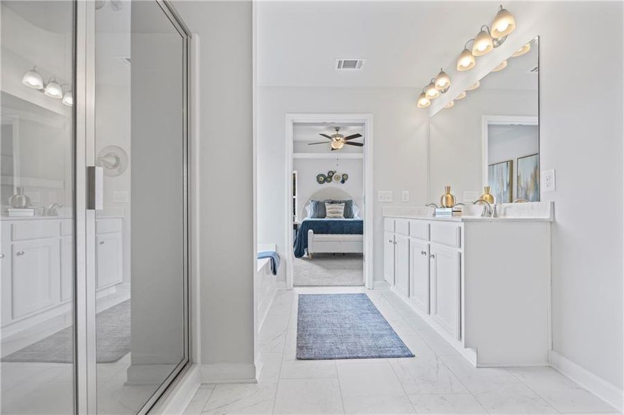 Furnished interior view inside a new home in , Crawford (Image 26).