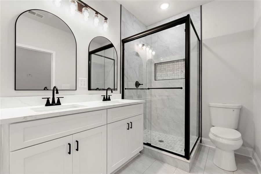 Furnished interior view inside a new home in , Stone Mountain (Image 12).