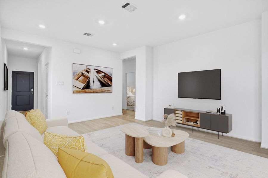 Furnished interior view inside a new home in Hockley Meadows, Hockley (Image 8). Furnished interior view inside a new home in Hockley Meadows, Hockley (Image 8).