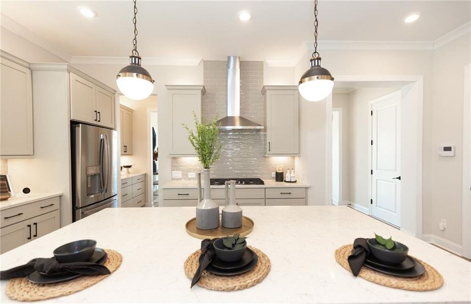 Furnished interior view inside a new home in Aberdeen, Hoschton (Image 52).