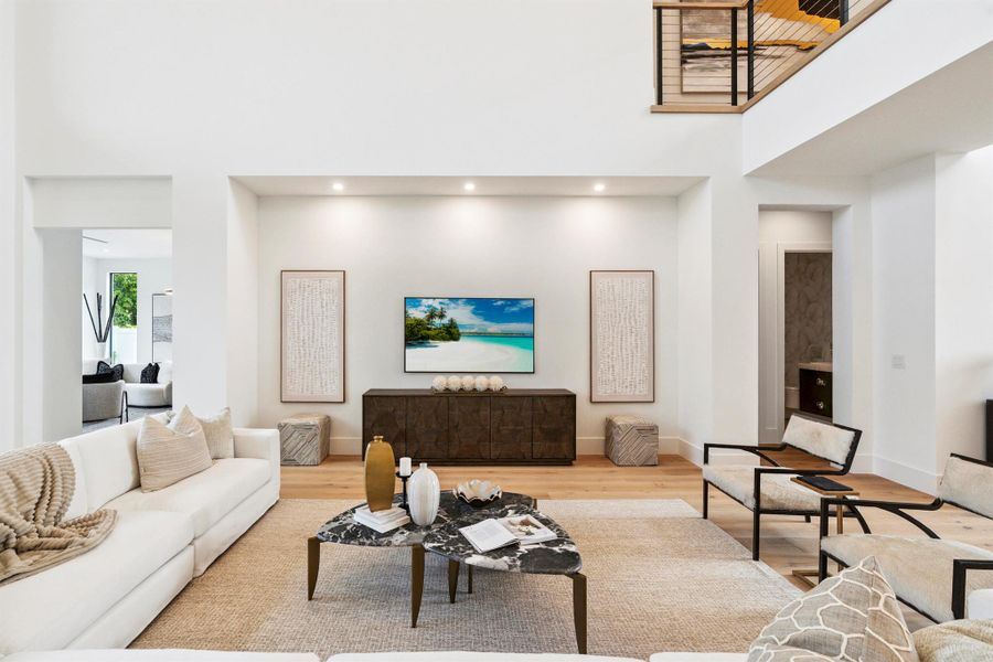 Furnished interior view inside a new home in , West Palm Beach (Image 31).