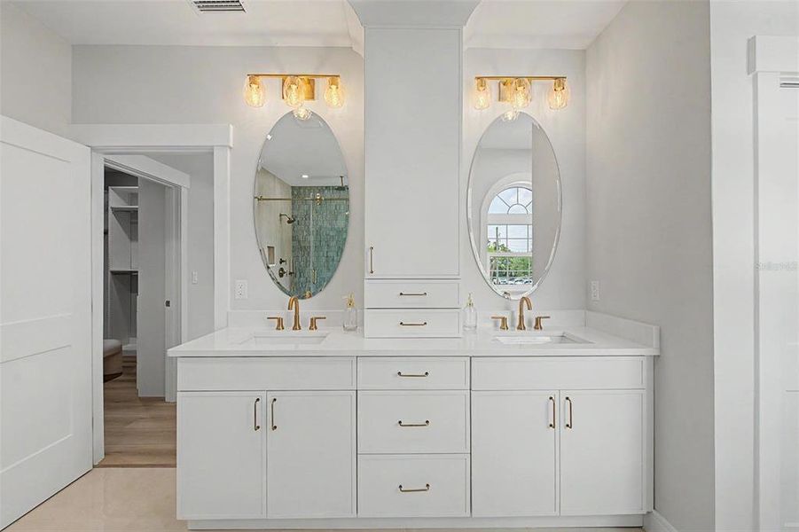 Furnished interior view inside a new home in , Tampa (Image 39). Furnished interior view inside a new home in , Tampa (Image 39).