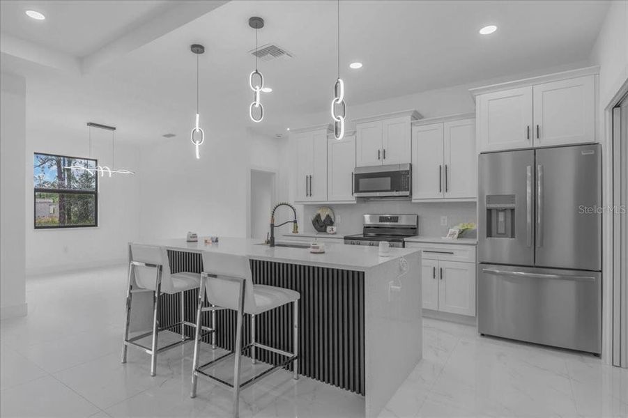 Furnished interior view inside a new home in , Lehigh Acres (Image 15).