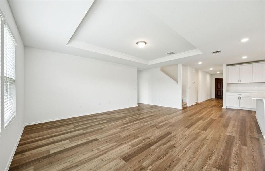 Gathering room with view of main living areas Gathering room with view of main living areas