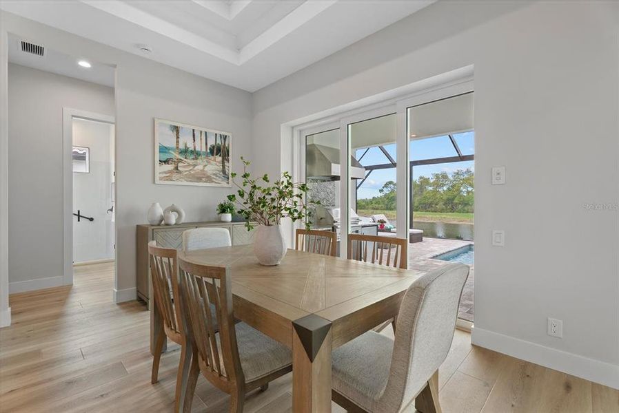 Furnished interior view inside a new home in Gran Place, Venice (Image 11).