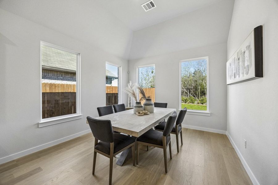 Furnished interior view inside a new home in Mercer Meadows, Royse City (Image 14).