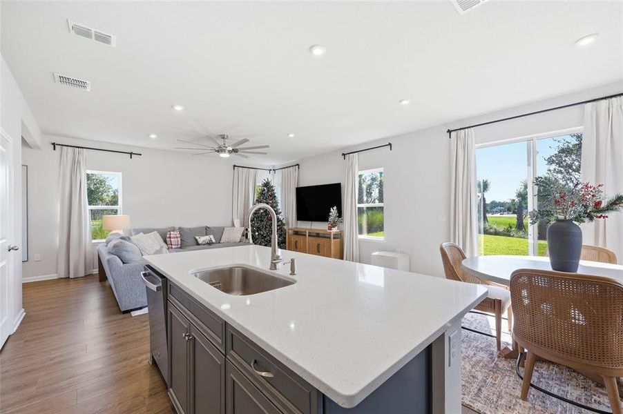 Furnished interior view inside a new home in Lakewood Park, Deland (Image 29).
