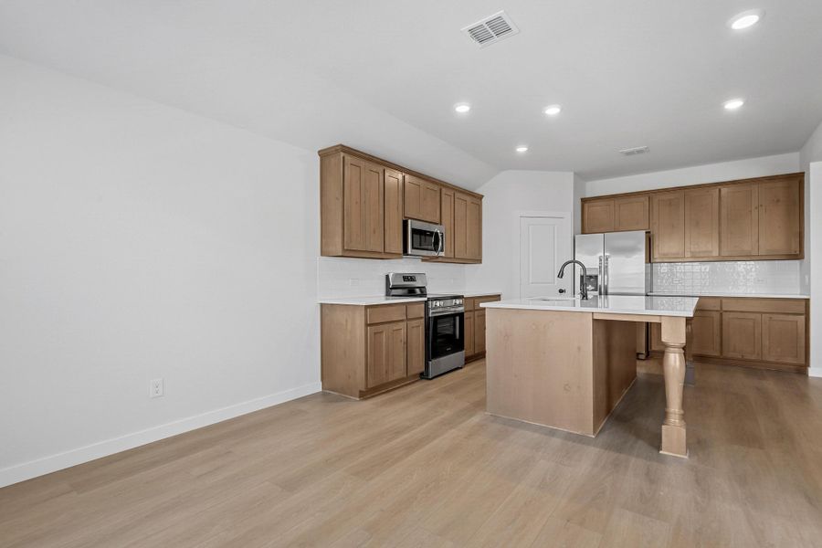 Representative furnished interior of a home built from the Iverson I by Cheldan Homes in Pitcock Addition, Graham (Image 11).
