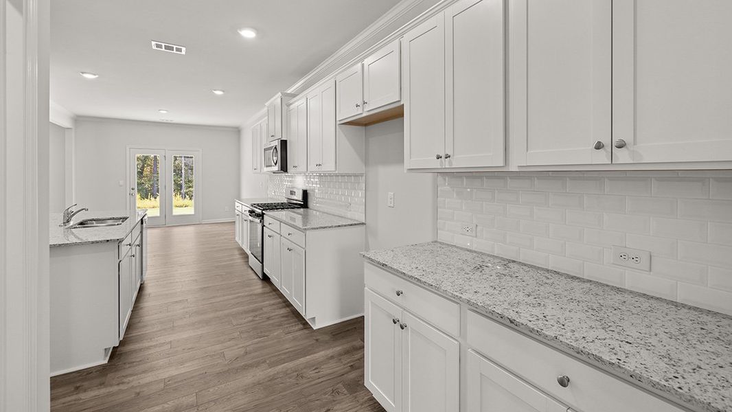Representative furnished interior of a home built from the Halton by D.R. Horton in Parkside at Carter Grove, Cartersville (Image 9). Representative furnished interior of a home built from the Halton by D.R. Horton in Parkside at Carter Grove, Cartersville (Image 9).