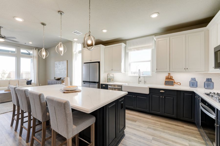 Representative furnished interior of a home built from the Grand Rouge by Beazer Homes in Bridgeland: Signature Collection, Cypress (Image 6).