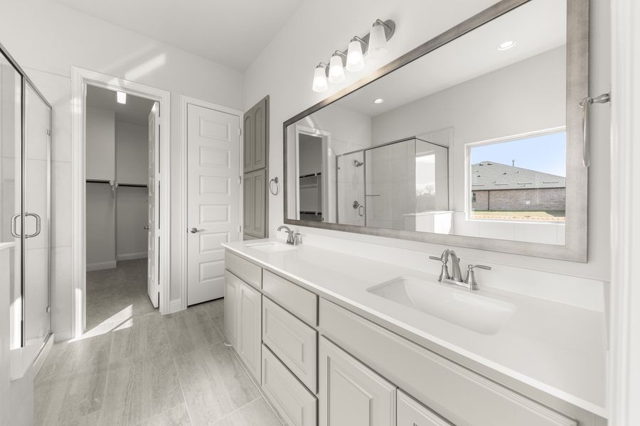 Representative furnished interior of a home built from the Sherman by Windsor Homes in Anna Town Square, Anna (Image 7).