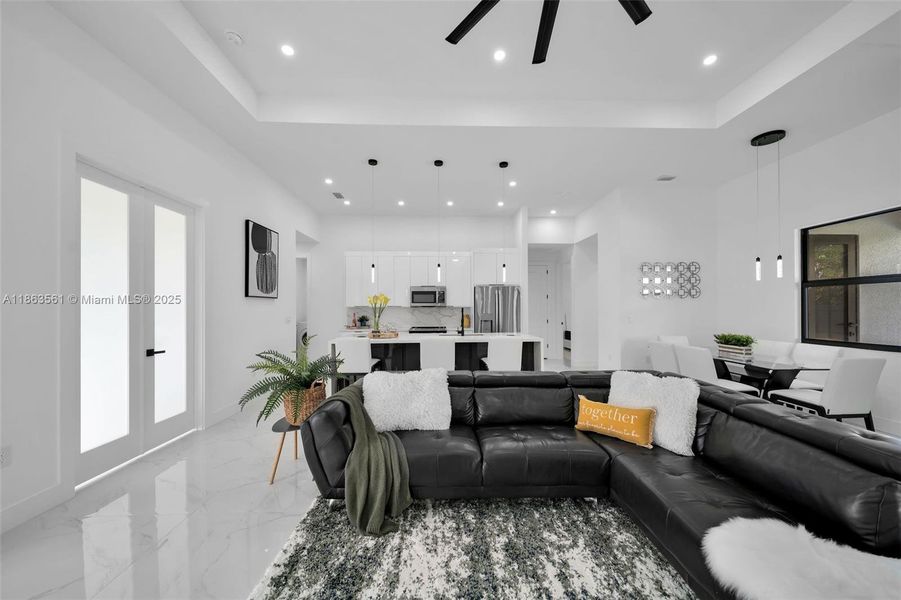 Furnished interior view inside a new home in , Cape Coral (Image 13).