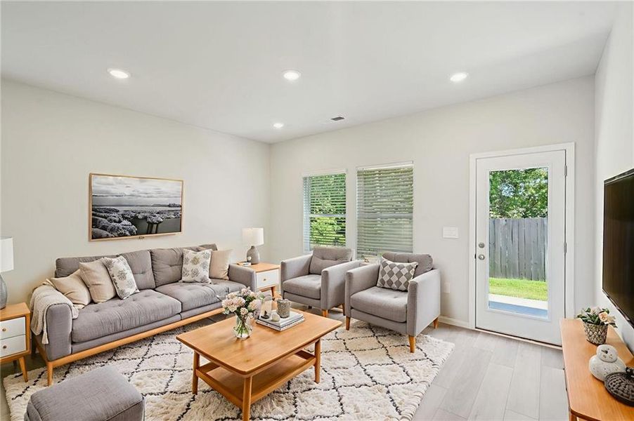 Furnished interior view inside a new home in , Conyers (Image 11).