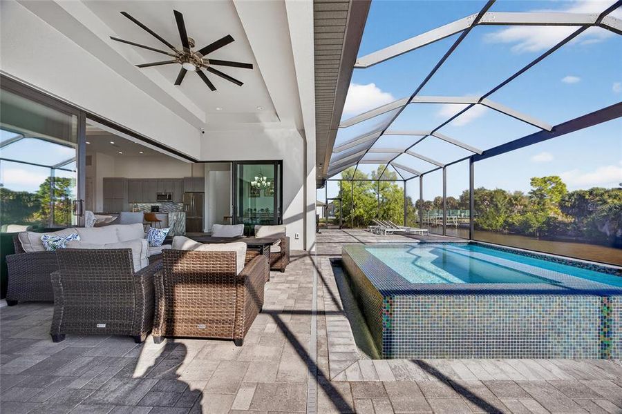 Exterior details and patio area of a home in , Cape Coral (Image 24). Exterior details and patio area of a home in , Cape Coral (Image 24).