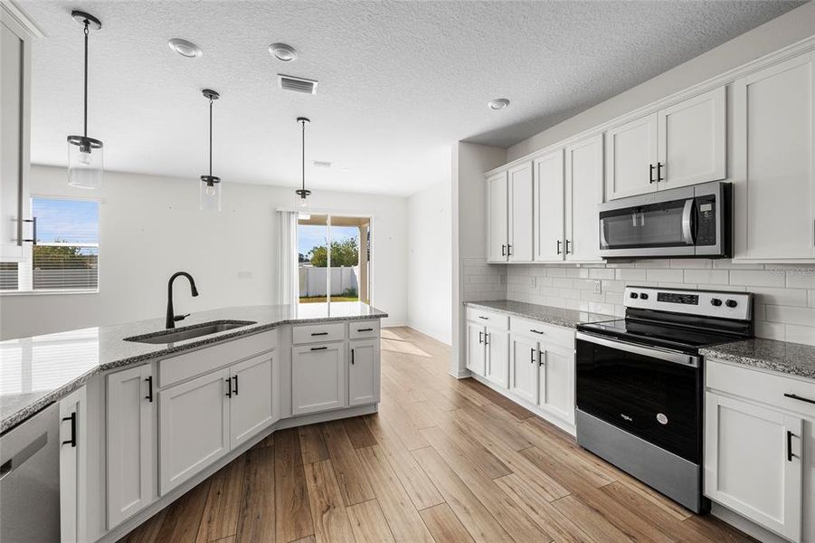 Furnished interior view inside a new home in Heron Bay, Palmetto (Image 10). Furnished interior view inside a new home in Heron Bay, Palmetto (Image 10).