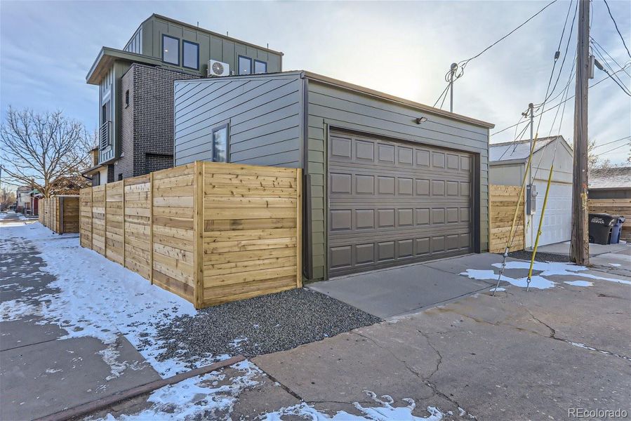 Exterior details and patio area of a home in , Denver (Image 3). Exterior details and patio area of a home in , Denver (Image 3).