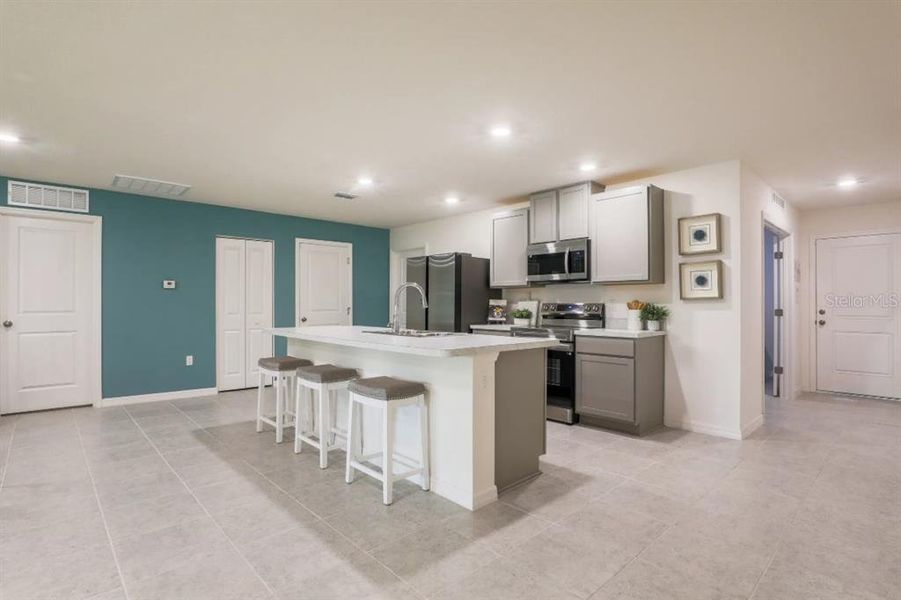 Furnished interior view inside a new home in , Debary (Image 3). Furnished interior view inside a new home in , Debary (Image 3).