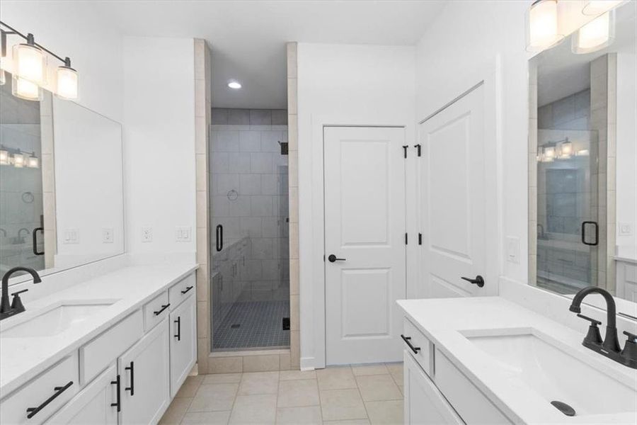Furnished interior view inside a new home in , Monroe (Image 11).