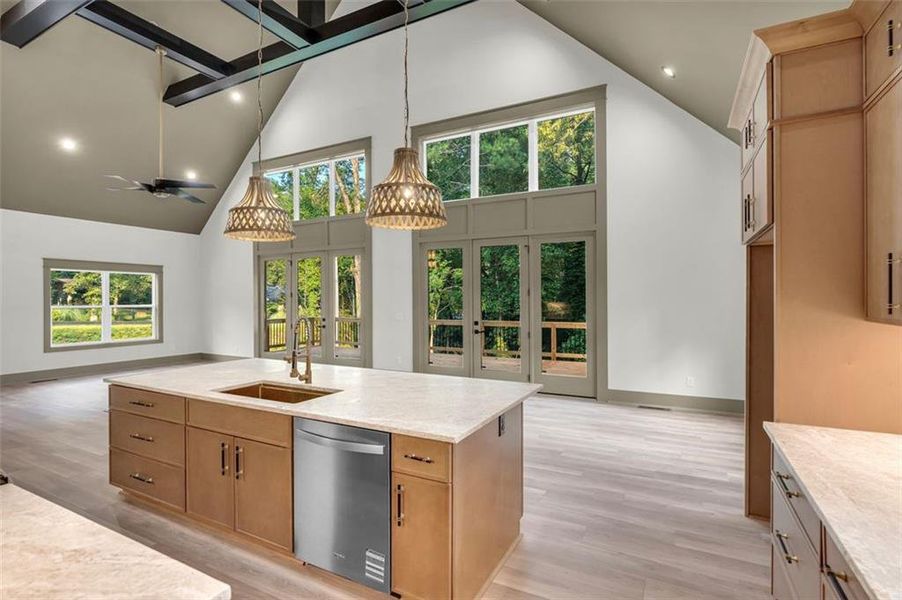 Furnished interior view inside a new home in , Monroe (Image 7).
