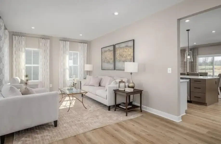 Furnished interior view inside a new home in , Commerce (Image 13).