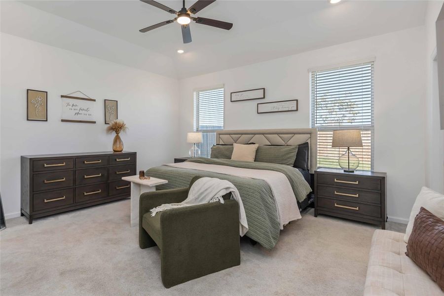 Furnished interior view inside a new home in Balmoral: Avante Collection, Houston (Image 18). Furnished interior view inside a new home in Balmoral: Avante Collection, Houston (Image 18).