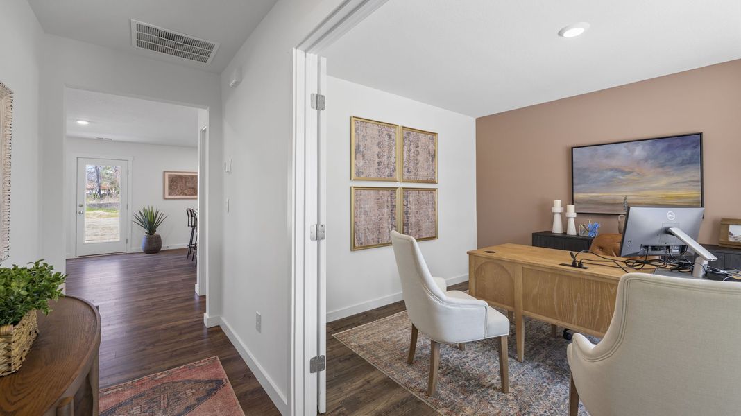 Furnished interior view inside a new home in Crescent Ridge, Niota (Image 3).