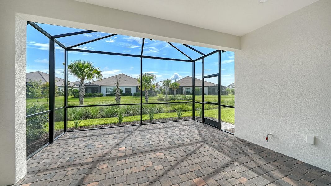 Exterior details and patio area of a home in Vistera of Venice Real Estate and Homes for Sale in Venice, FL - Neal Communities, Venice (Image 26). Exterior details and patio area of a home in Vistera of Venice Real Estate and Homes for Sale in Venice, FL - Neal Communities, Venice (Image 26).