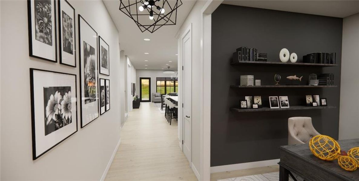Furnished interior view inside a new home in , Carrollton (Image 6).