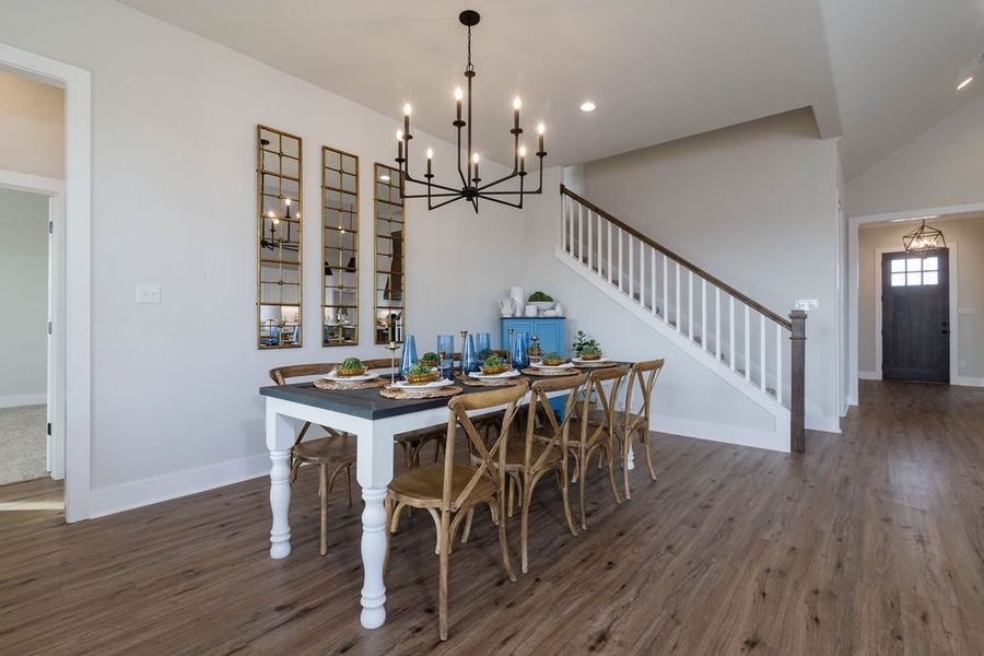 Representative furnished interior of a home built from the The Lydia by Reece Homes in Harvest Meadows, Bryan (Image 12).