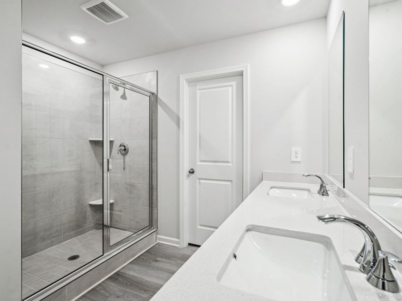 Furnished interior view inside a new home in Hawthorne Station, College Park (Image 9).