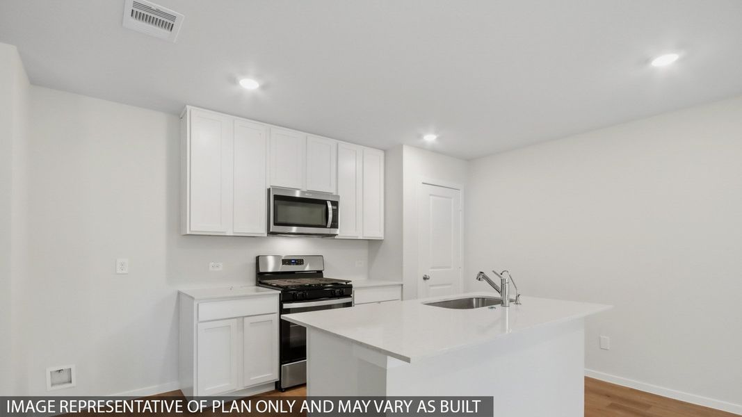 Furnished interior view inside a new home in Lexington Heights, Willis (Image 5).