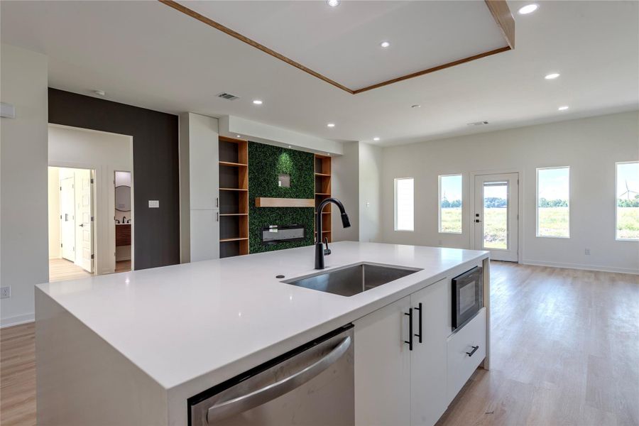 Furnished interior view inside a new home in , Bay City (Image 7). Furnished interior view inside a new home in , Bay City (Image 7).