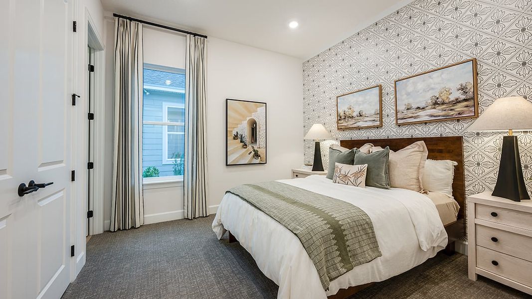 Furnished interior view inside a new home in Esplanade at St. Marys, St. Marys (Image 13).