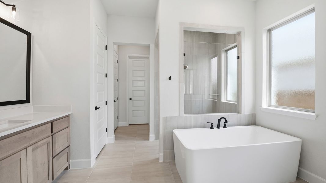 Furnished interior view inside a new home in Talon Hills, Fort Worth (Image 13). Furnished interior view inside a new home in Talon Hills, Fort Worth (Image 13).