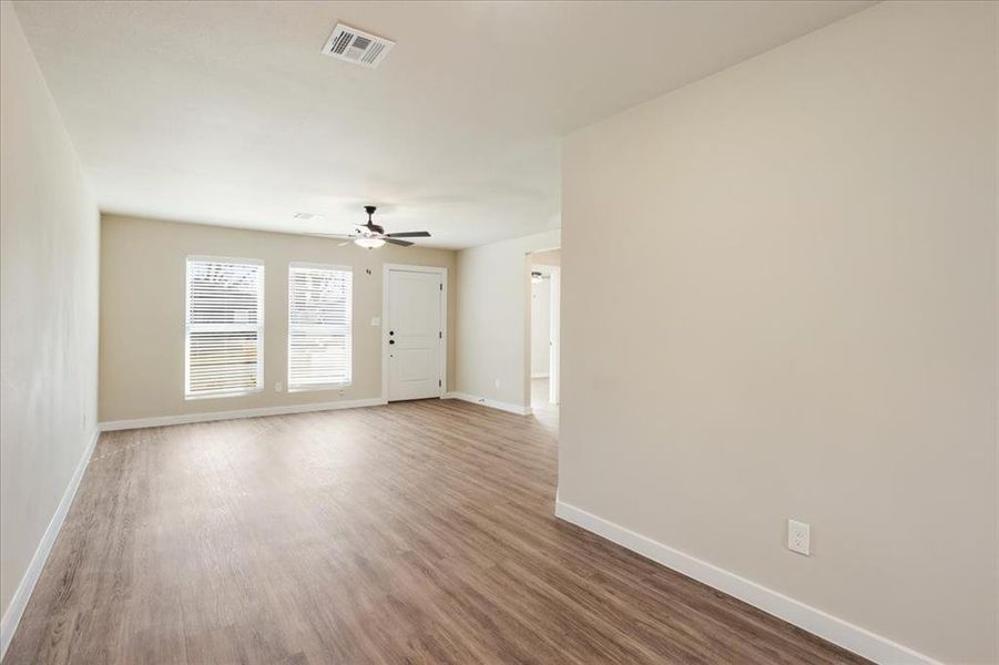 Spacious, unfurnished interior of a new home in Miller Street Cottages, Denison (Image 21).