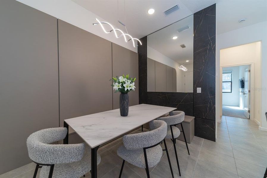 Furnished interior view inside a new home in , Orlando (Image 13).