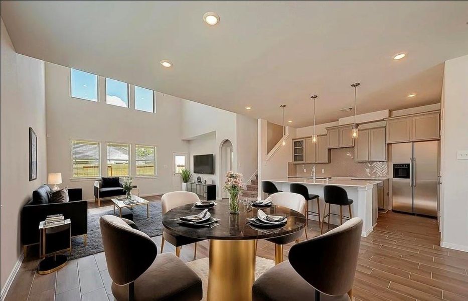 Furnished interior view inside a new home in Crosby Farms, Crosby (Image 6).