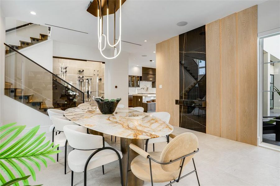 Furnished interior view inside a new home in , Dallas (Image 25).