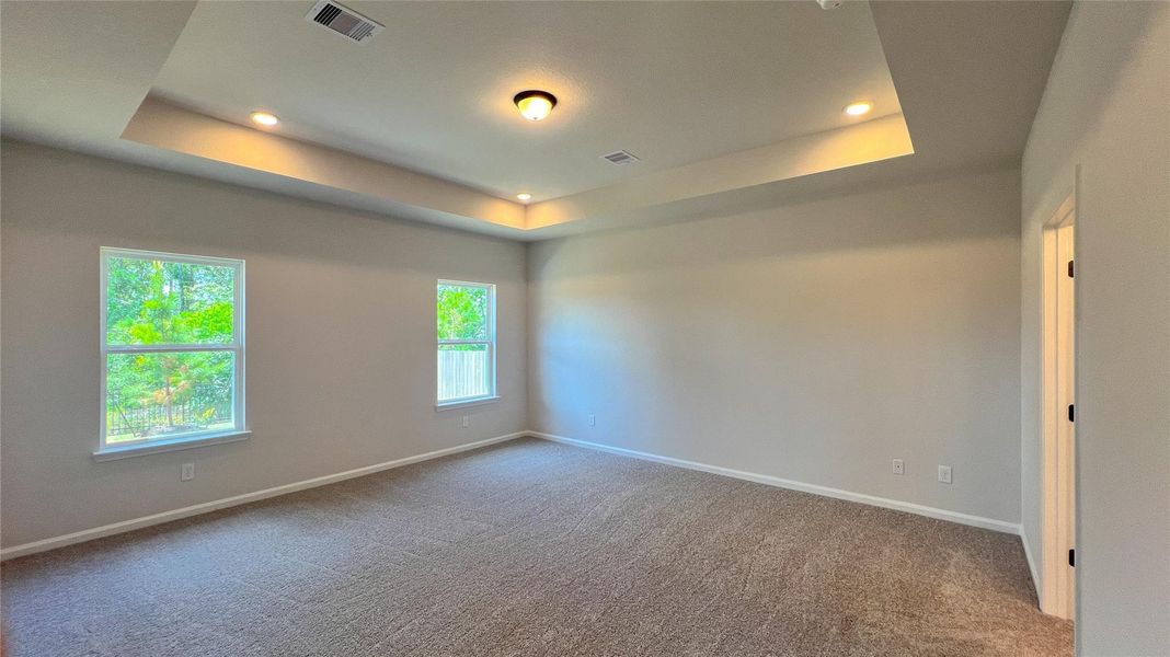 The Crawford- Primary Bedroom Suite with Tray Ceiling