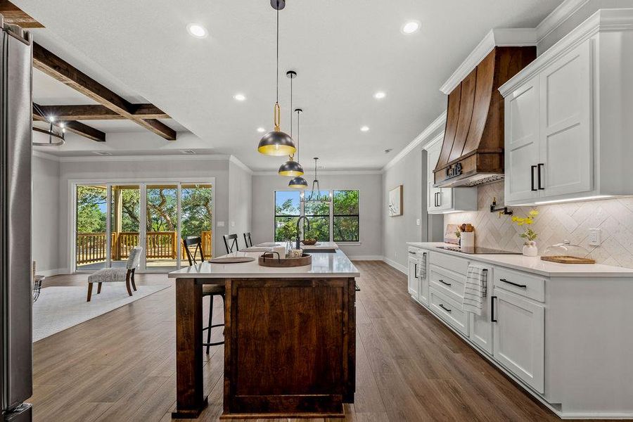 Furnished interior view inside a new home in , Canyon Lake (Image 6). Furnished interior view inside a new home in , Canyon Lake (Image 6).