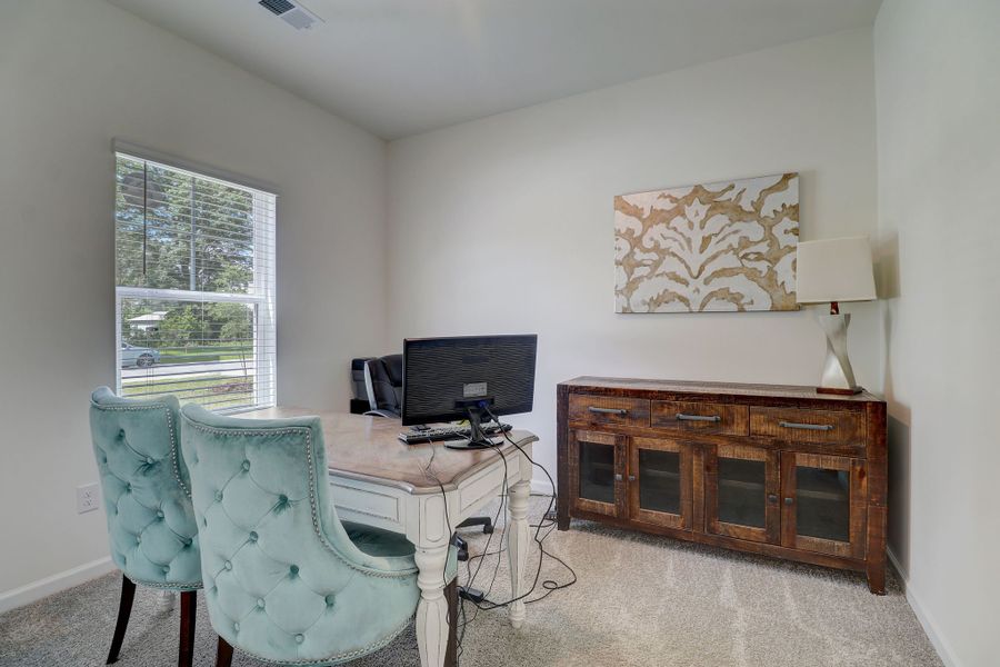 Representative furnished interior of a home built from the Marquis II by Great Southern Homes in Stillpointe, Sumter (Image 12). Representative furnished interior of a home built from the Marquis II by Great Southern Homes in Stillpointe, Sumter (Image 12).