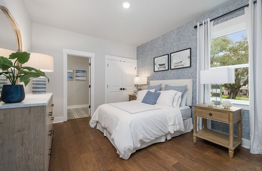 Furnished interior view inside a new home in The Oaks, Goose Creek (Image 15).